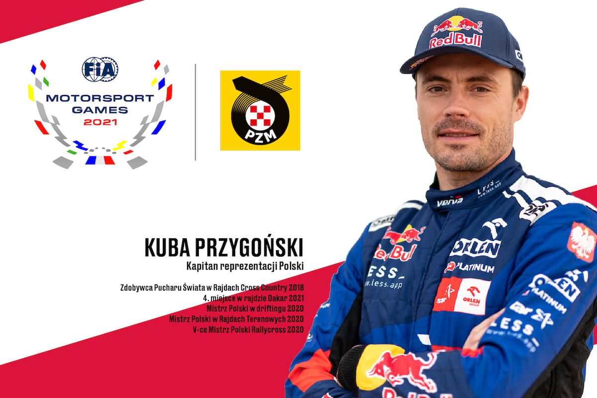 Kuba Przygoński kapitanem Reprezentacji Polski na FIA Motorsport Games