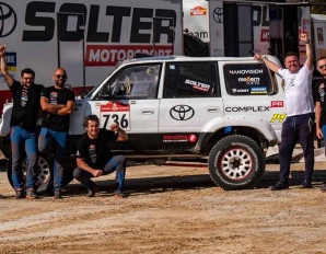 6. Michał Horodeński Arkadiusz Sałaciński Toyota Land Cruiser HDJ80 Solter Motorsport Rajd Dakar Classic 2024  Fot. TOYOTA TEAM CLASSIC