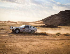 9. Łukasz i Michał Zoll Porsche 924 Turbo Rajd Dakar Classic 2024 Fot. DEXT P-RALLY TEAM